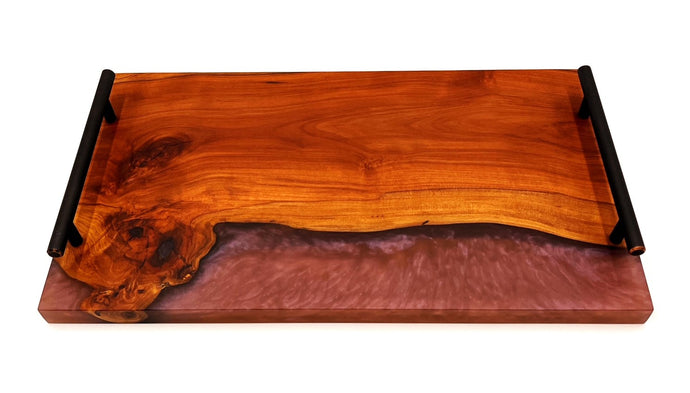 Applewood Epoxy Resin Serving Tray